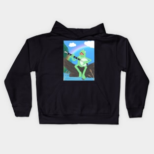 Kermit The Frog - Rainbow Connection - The Muppets Kids Hoodie